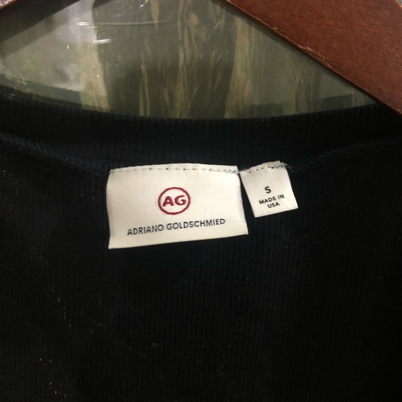 AG black ribbed top nwot - Picture 4 of 6